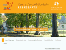 Tablet Screenshot of essarts-maisondiocesaine.org